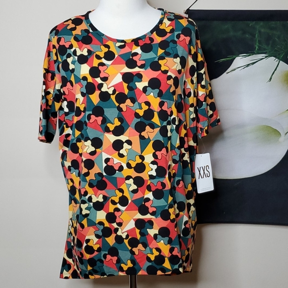 NWT Lularoe Disney Irma Short Sleeve Tunic Top - Picture 1 of 6